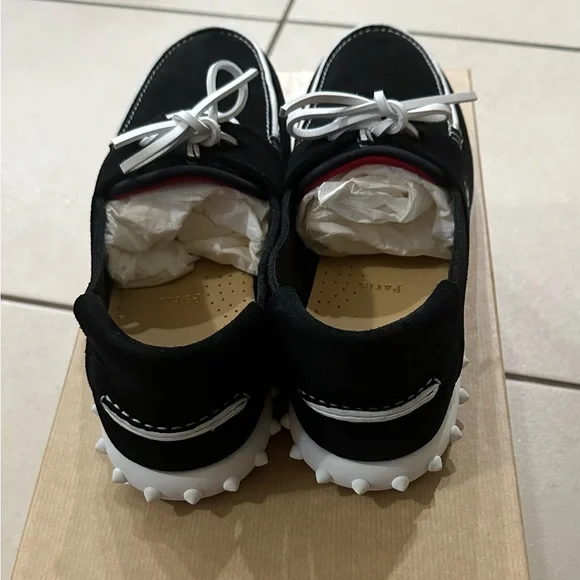 NIB Christian Louboutin 45 Black Geromoc Flat